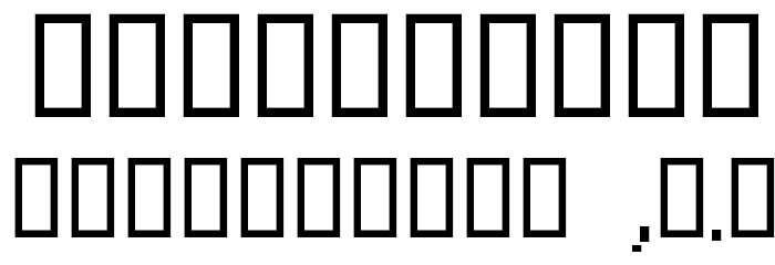 progenisis Font OTHER CHARS