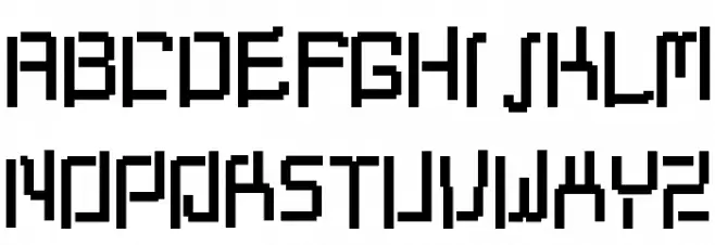 progenisis 字体 大写