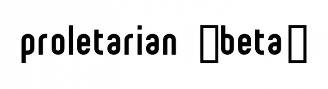 proletarian [beta]  Frei Schriftart Herunterladen