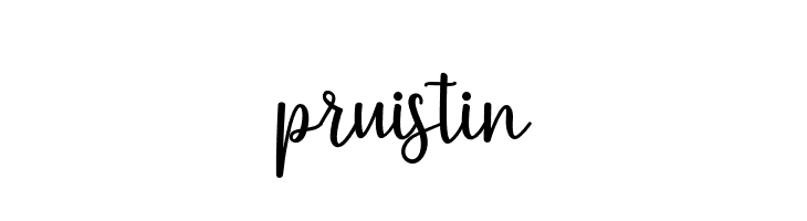 pruistin  免费字体下载