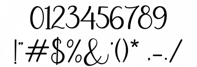 pruistin Font OTHER CHARS