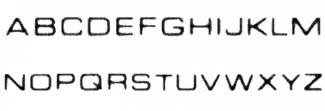 PSEUDO Шрифта ВЕРХНИЙ