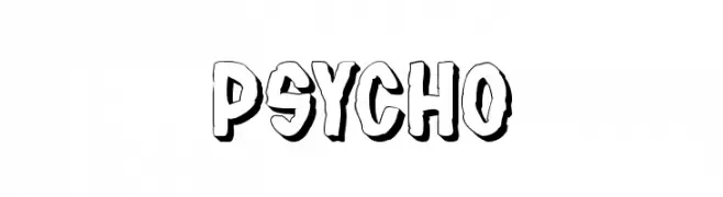 PSYCHO  Fuentes Gratis Descargar