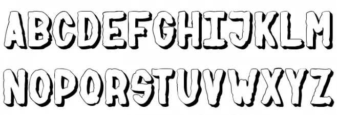 PSYCHO Шрифта ВЕРХНИЙ