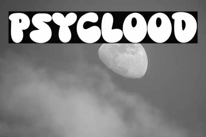 PSYCLOOD Font examples
