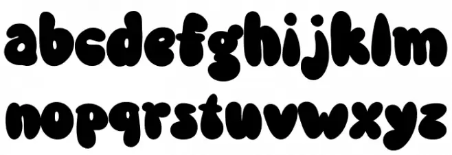 PSYCLOOD Font LOWERCASE
