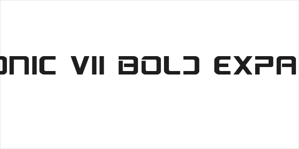 PsYonic VII Bold Expanded Logo