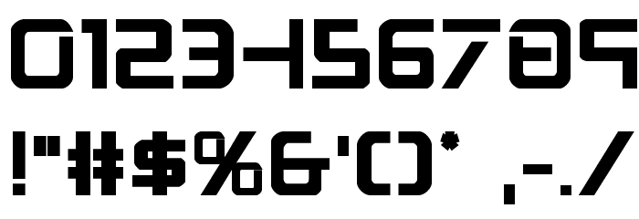 PsYonic VII Bold Font OTHER CHARS
