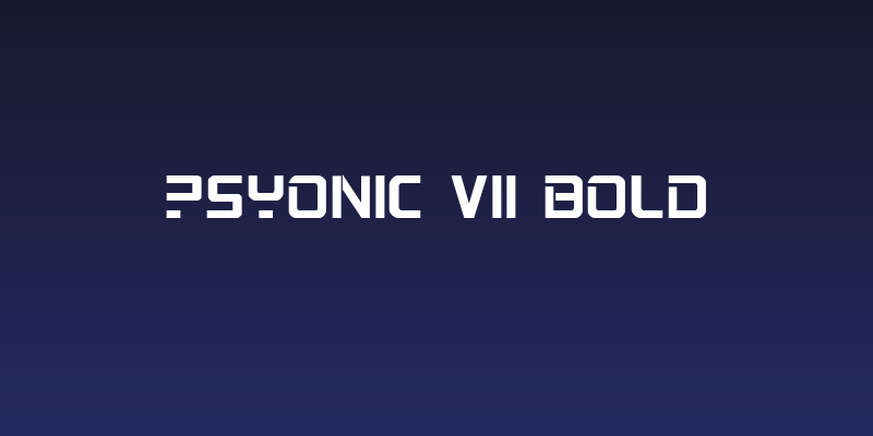 PsYonic VII Bold Social Header