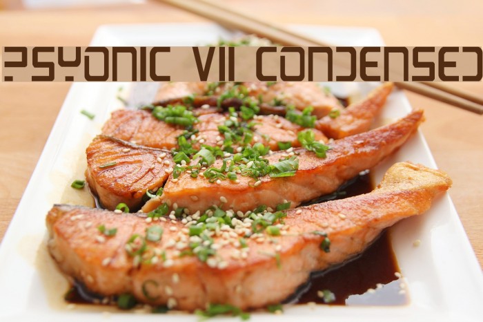 PsYonic VII Condensed Font examples