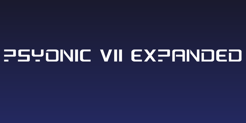 PsYonic VII Expanded Social Header