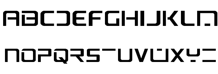 PsYonic VII Expanded Font LOWERCASE