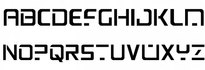 PsYonic VII Regular フォント 大文字