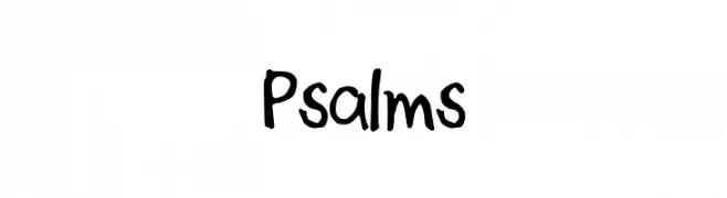 Psalms  免费字体下载