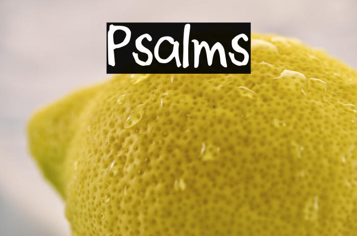 Psalms Example 3