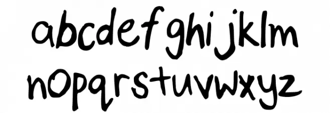 Psalms Font LOWERCASE