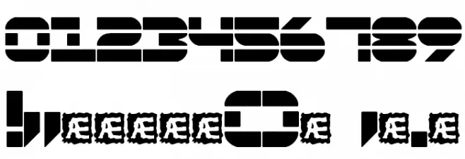 Pseudo BRK Schriftart Anderer Schreiben