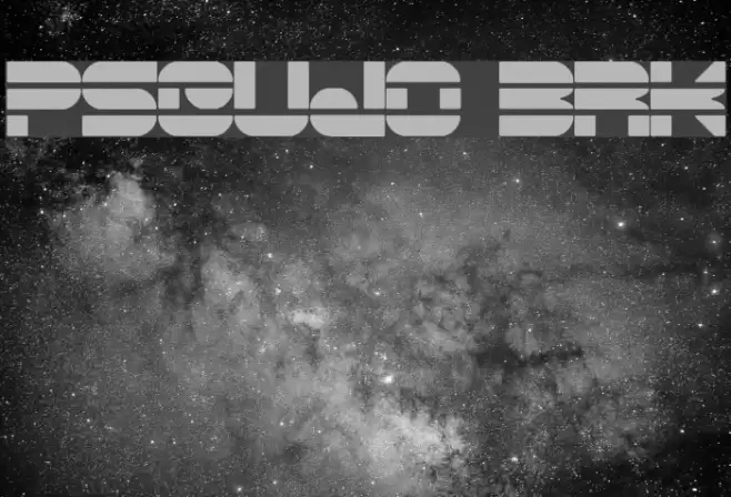 Pseudo BRK Schriftart examples