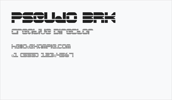Pseudo BRK Business Card