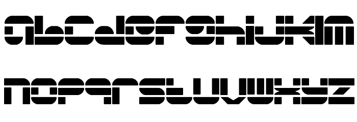 Pseudo BRK Font LOWERCASE