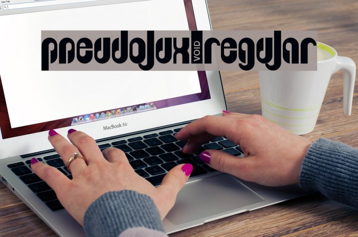 Pseudolux-Regular Font examples