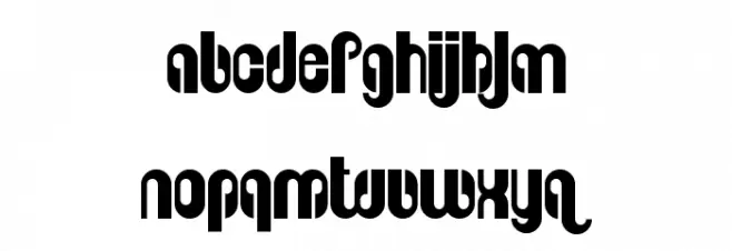 Pseudolux Font UPPERCASE