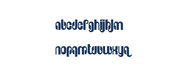 Pseudolux Lowercase