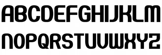 Pseudonumb フォント 大文字