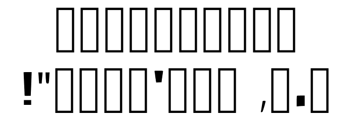 Pseudosinohindias Regular Font OTHER CHARS