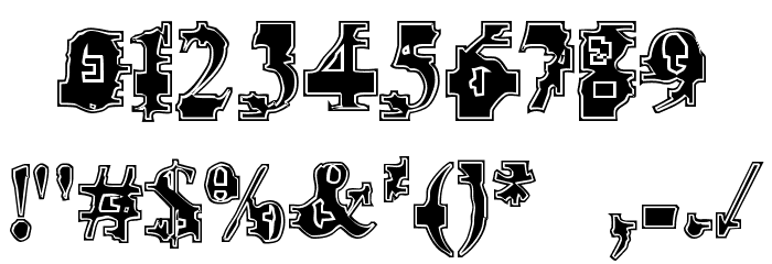 Psi Borgz Street Scrawl Font OTHER CHARS