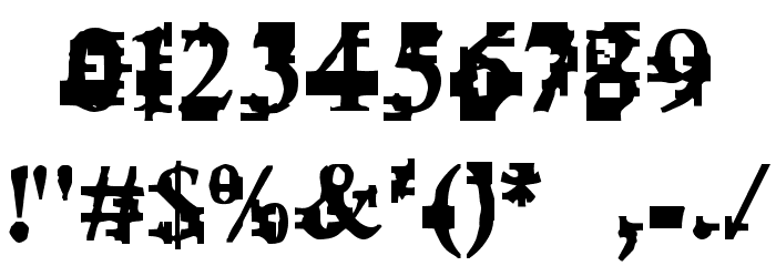 Psi Borgz Font OTHER CHARS