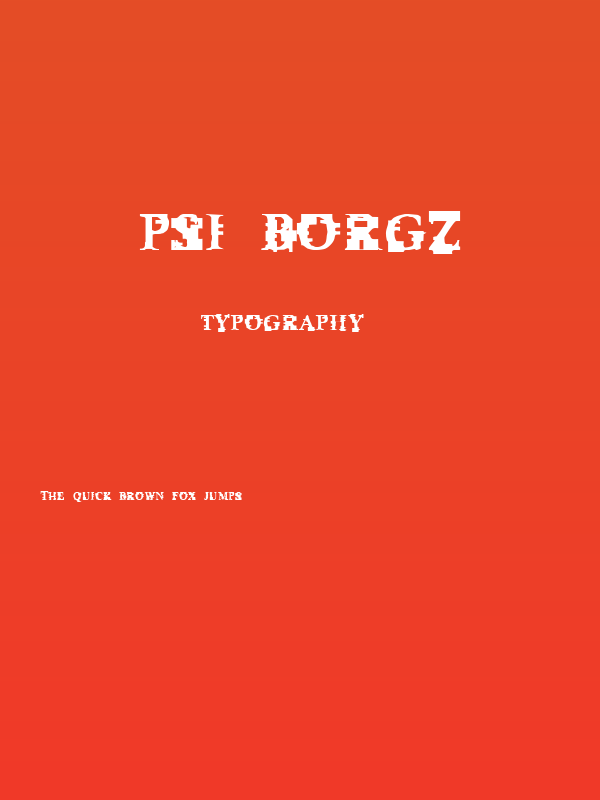 Psi Borgz Poster