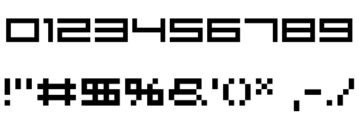 Psi Hoe Pate's Altern-8 Regular Font Alte caractere
