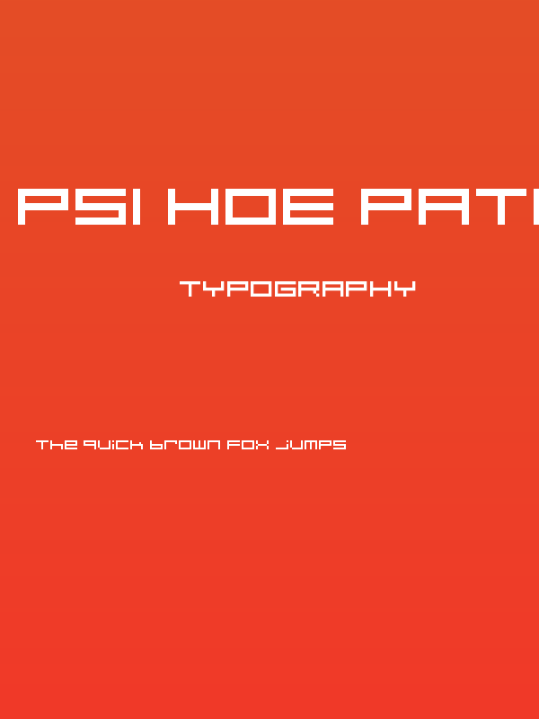 Psi Hoe Pate's Altern-8 Regular Poster