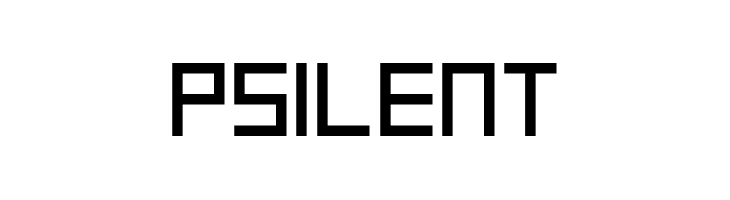 Psilent  Frei Schriftart Herunterladen