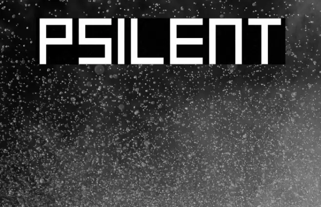 Psilent Font examples