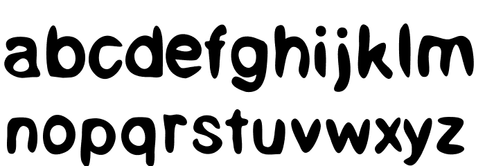 Psilly Font LOWERCASE