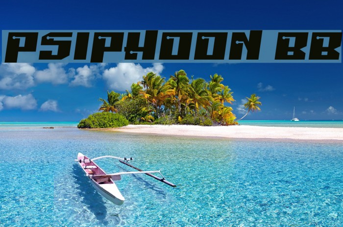 Psiphoon BB Font examples