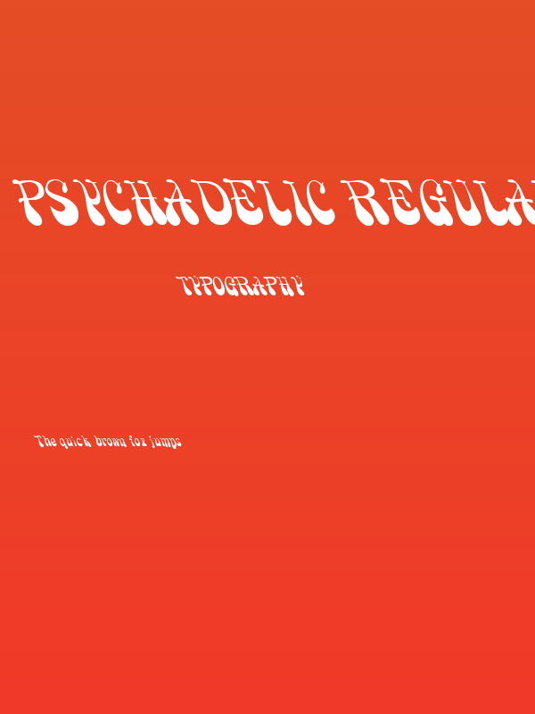 Psychadelic Regular Poster