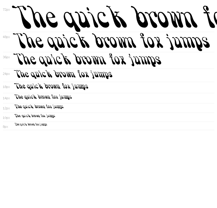 Psychadelic Regular Waterfall