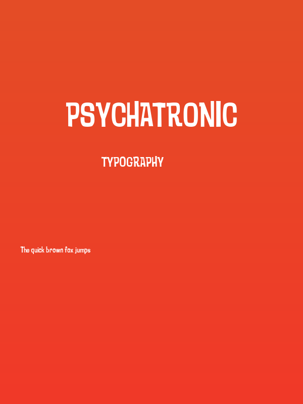 Psychatronic Poster