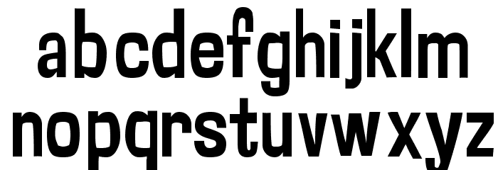 Psychatronic Font LOWERCASE