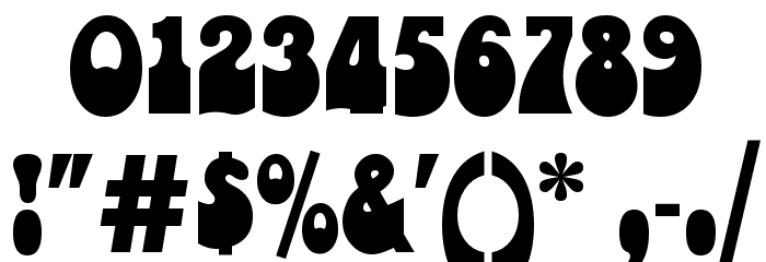Psychedelia HM Font OTHER CHARS