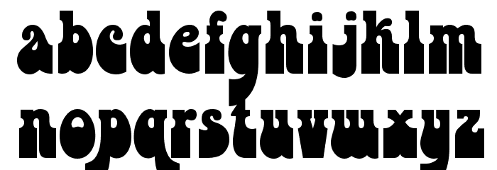 Psychedelia HM Font LOWERCASE