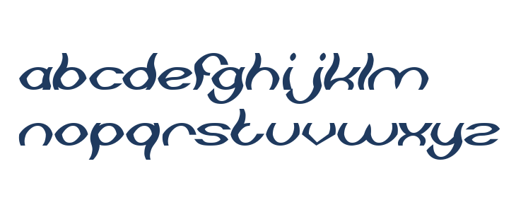 Psychedelic Bold Italic Lowercase