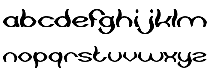 Psychedelic Bold Font LOWERCASE