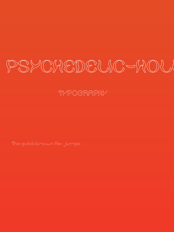 Psychedelic-Hollow Poster