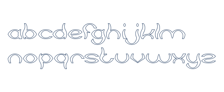 Psychedelic-Hollow Lowercase