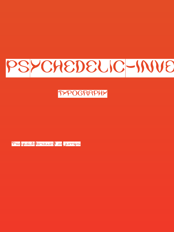 Psychedelic-Inverse Poster