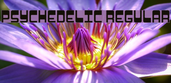 Psychedelic Regular Font examples